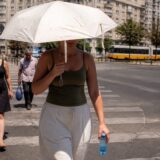 București, pietoni în timpul caniculei