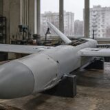 Dronă militară într-un atelier din Kyiv
