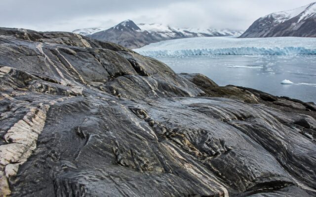 Peisaj stâncos în Greenland