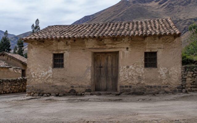 Casă tradițională din Queropalca Peru
