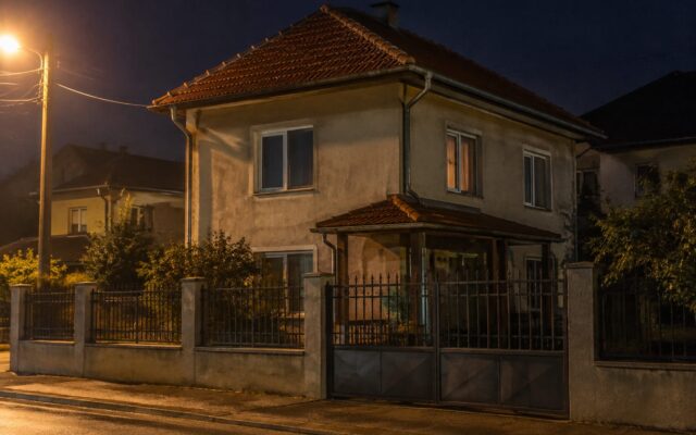 Casă din Slatina afectată de incendiu