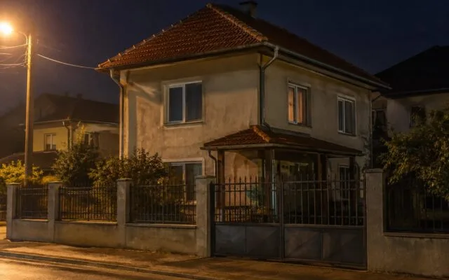 Casă din Slatina afectată de incendiu