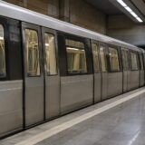 Ramă de metrou în stație