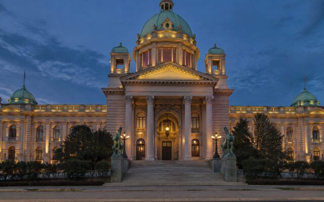 Sediul Serbian National Assembly din Belgrade