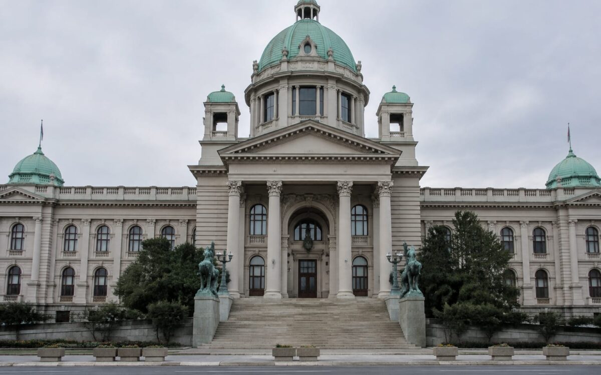 Sediul Serbia’s National Assembly din Belgrade