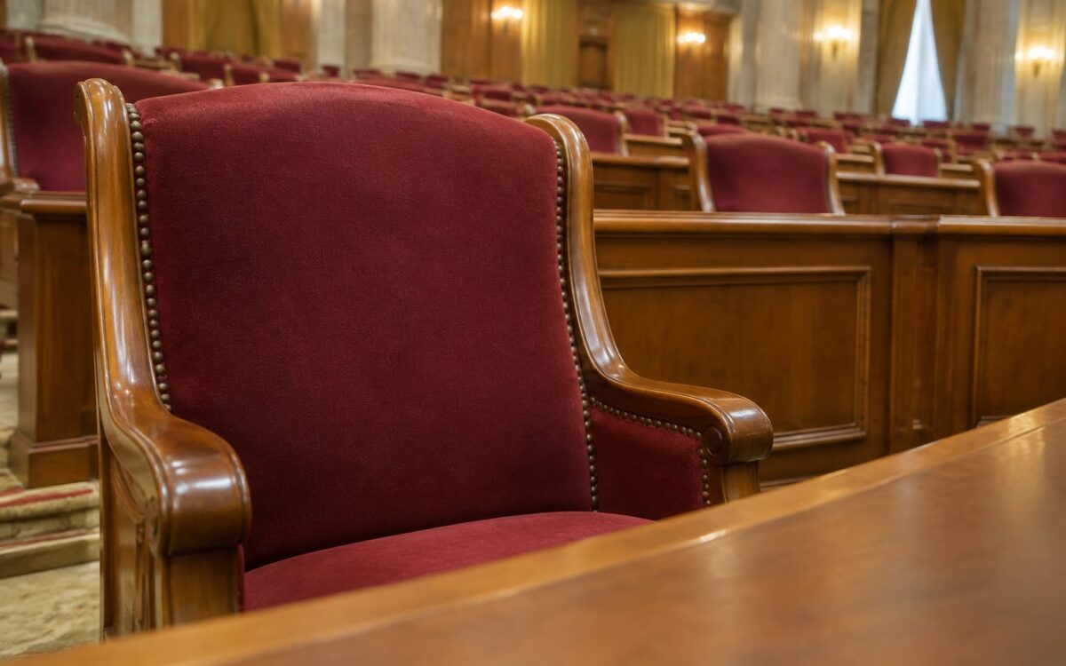 Scaun gol în Camera Deputaților