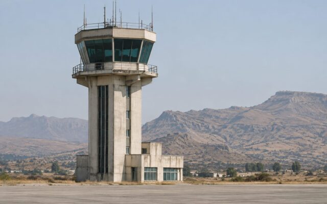Turnul de control din Mekelle