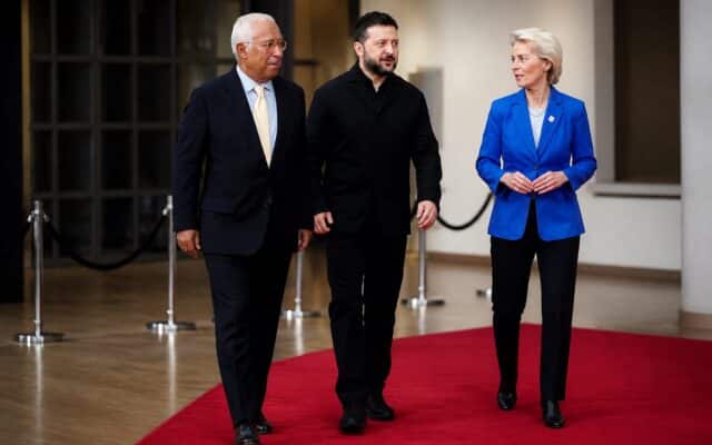 António Costa, Volodymyr Zelenskyy și Ursula von der