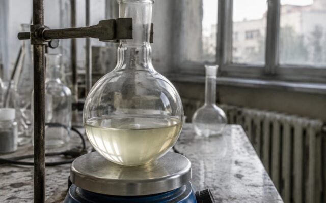 Instalație pentru reacții chimice de laborator