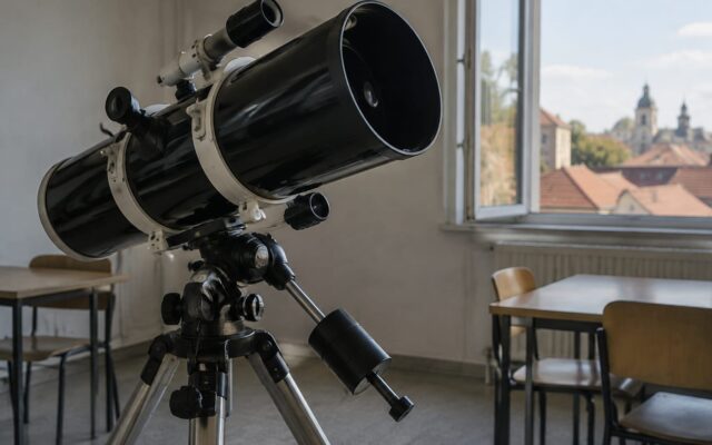 Telescop pentru olimpiada de astronomie
