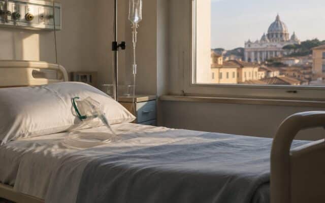 Pat de spital din Roma