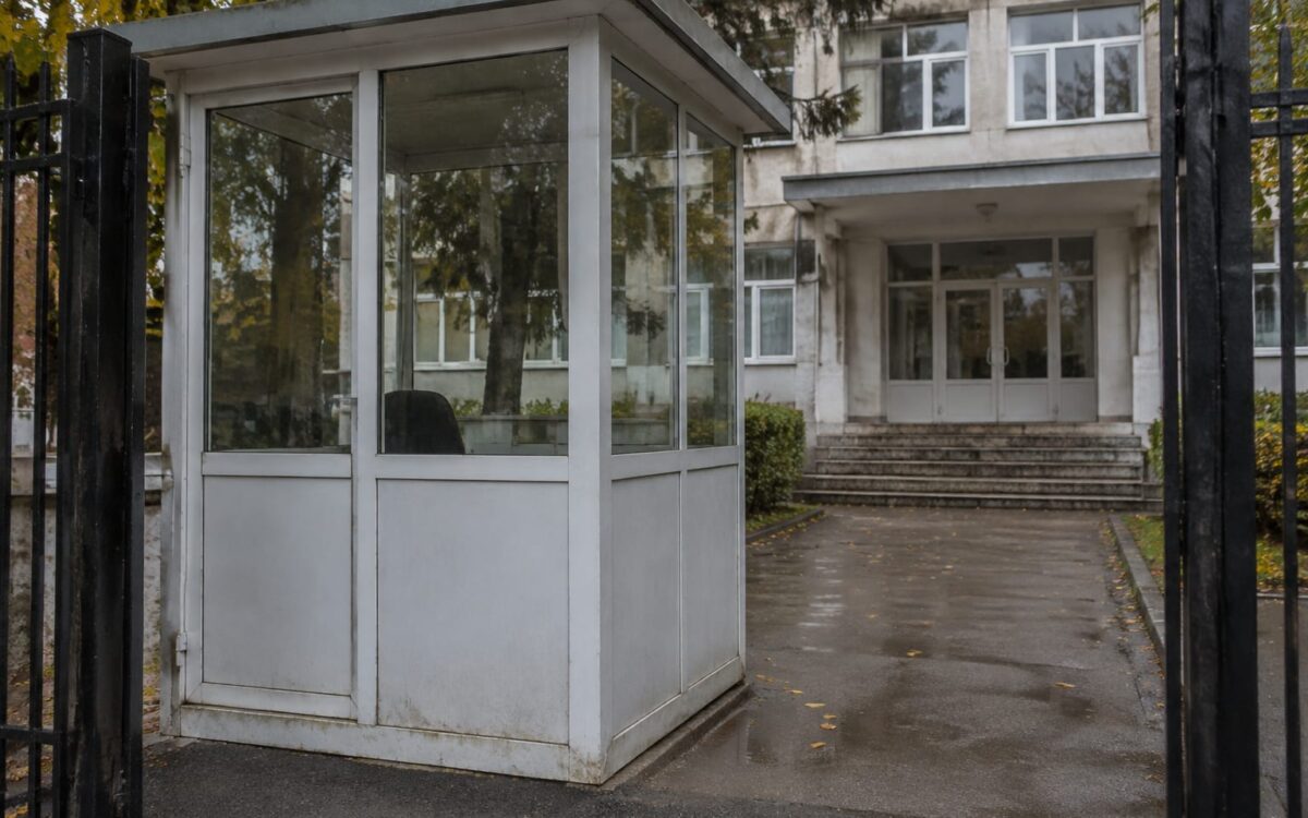Gheretă pentru paza școlilor