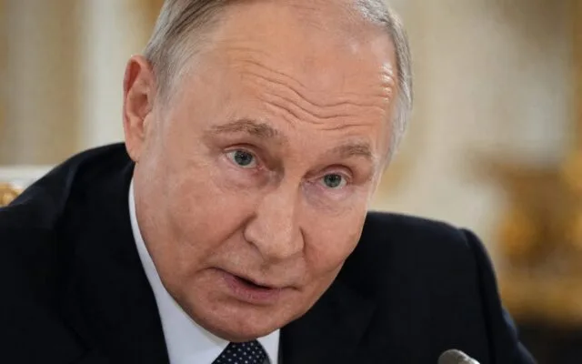 Close-up cu Vladimir Putin