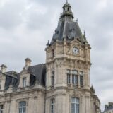 Clădirea istorică a primăriei din orașul francez Limoges înainte de incident