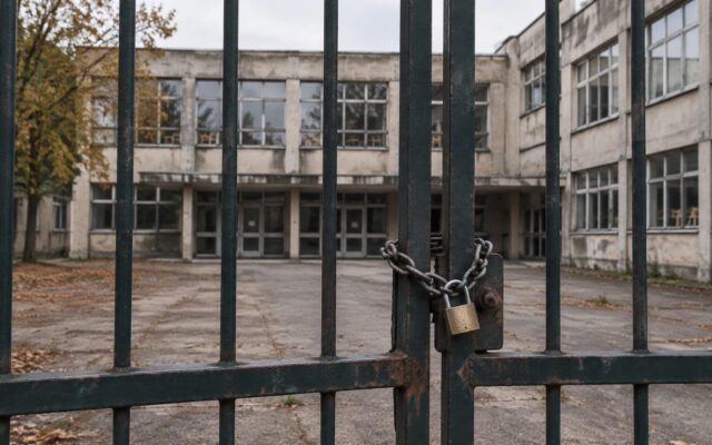 Liceu din French cu porțile închise