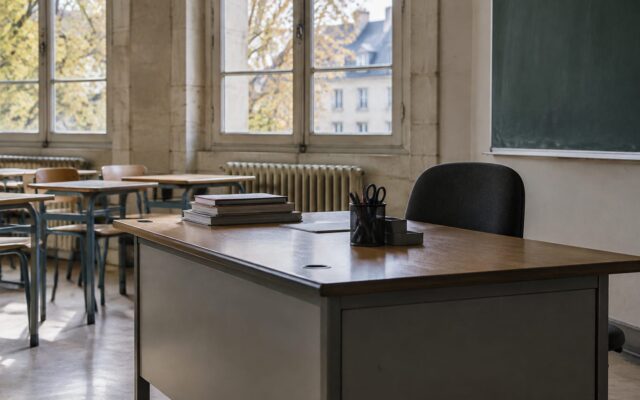 Sală de clasă goală