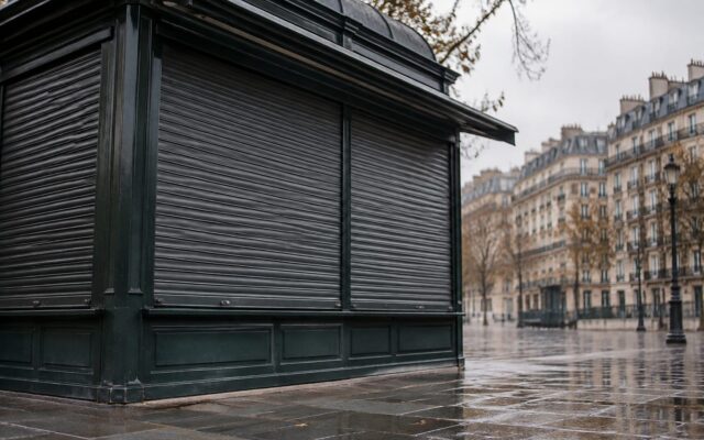 Chioșc închis în Paris