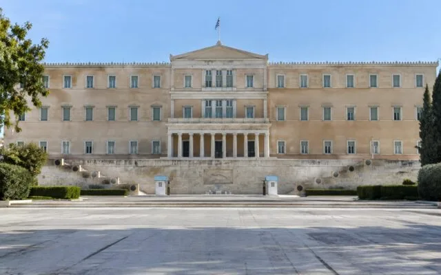 Sediul Greek Parliament din Syntagma Square