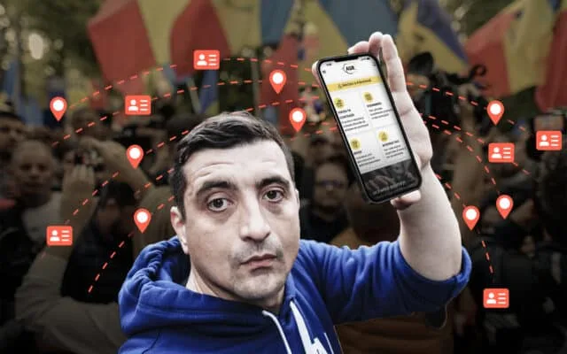 Aplicația AUR pe ecranul telefonului