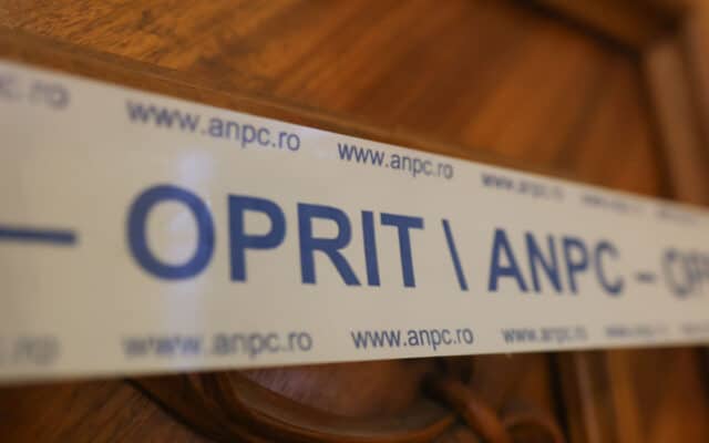Sigiliu aplicat după controale ANPC
