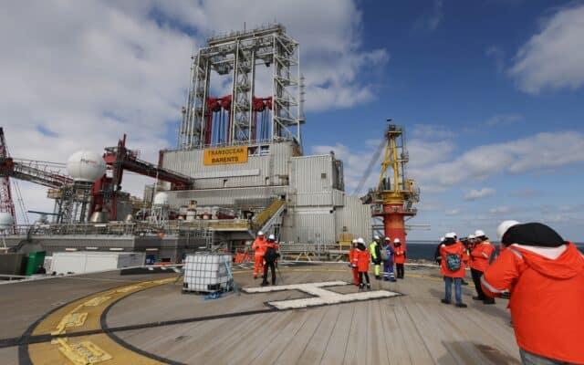 Platformă marină pentru extracția gazelor