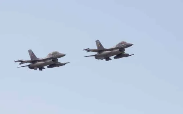 Aeronave în timpul unei misiuni