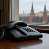 Telefon pe fundalul Kremlin