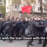 Rețineri la Moscova în timpul manifestației