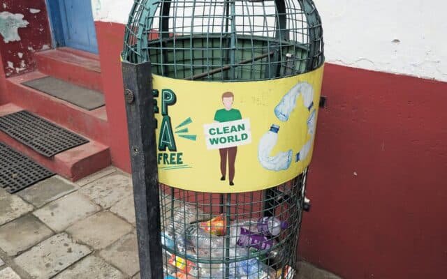 Plastic bottle booth, Kerala 02