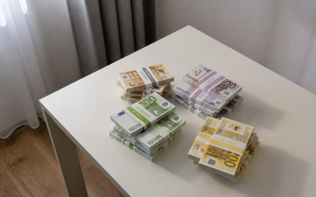 Vama Aeroportului Otopeni nu a putut restitui aproape 700.000 de euro. În sac era o bancnotă