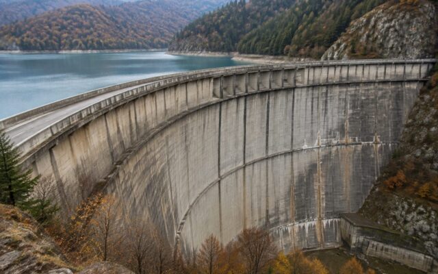 Barajul Paltinu din Valea Doftanei Prahova